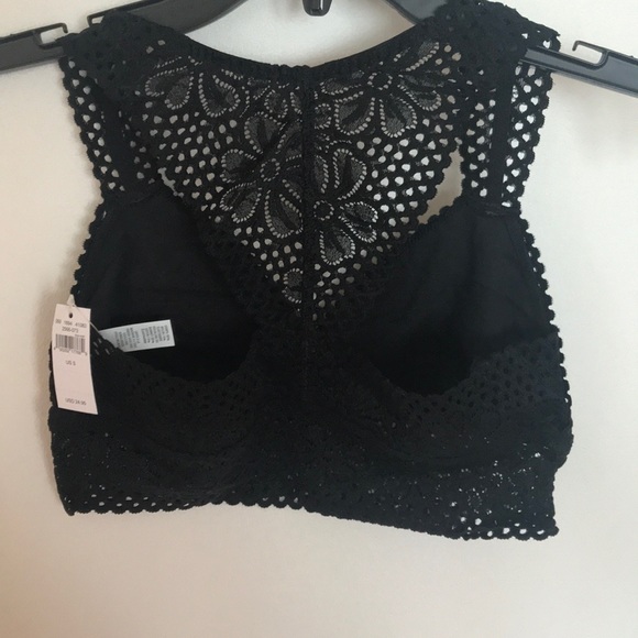Aerie Black Lace Bralet - Picture 3 of 4